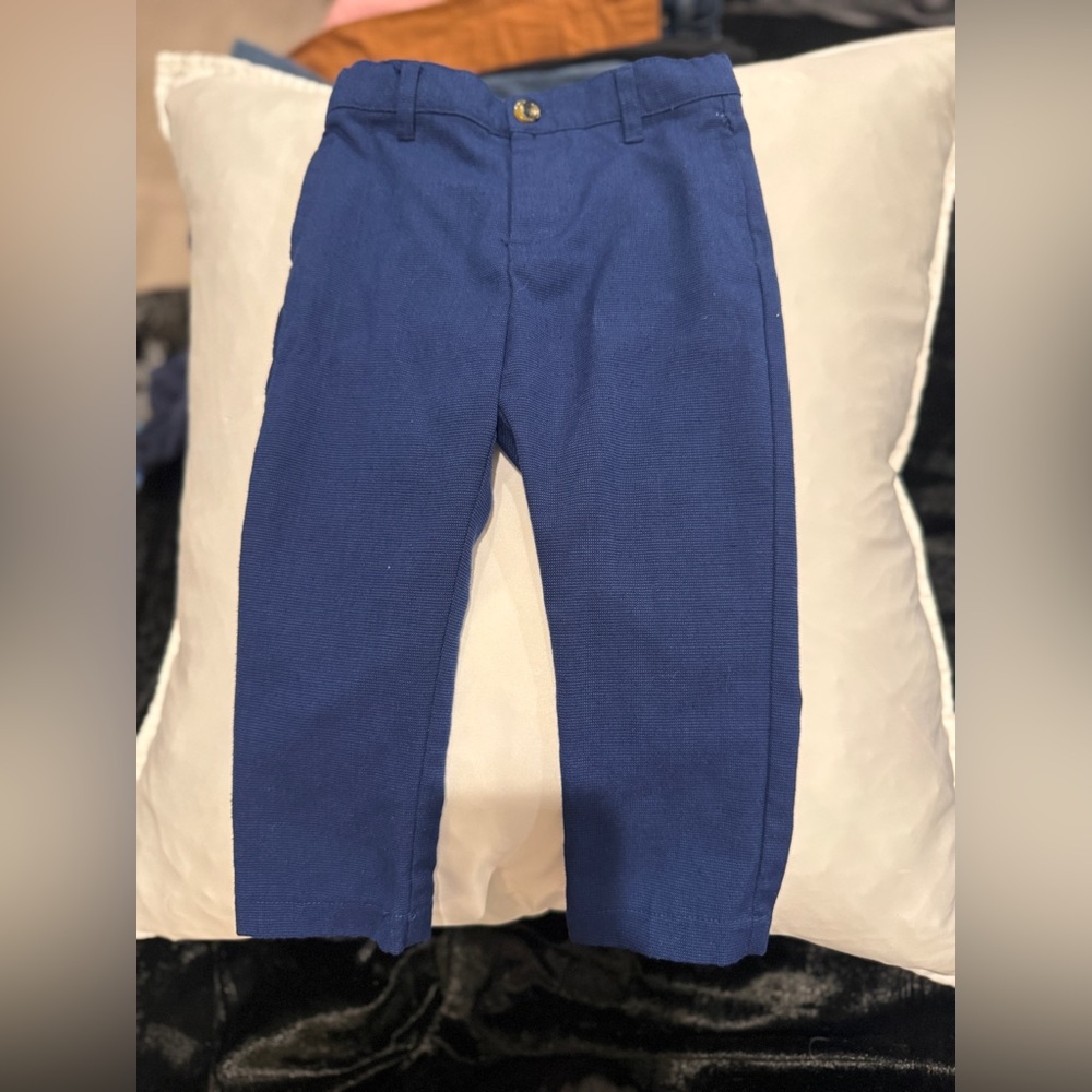 Andy & Evan Navy Blue Kids Pants